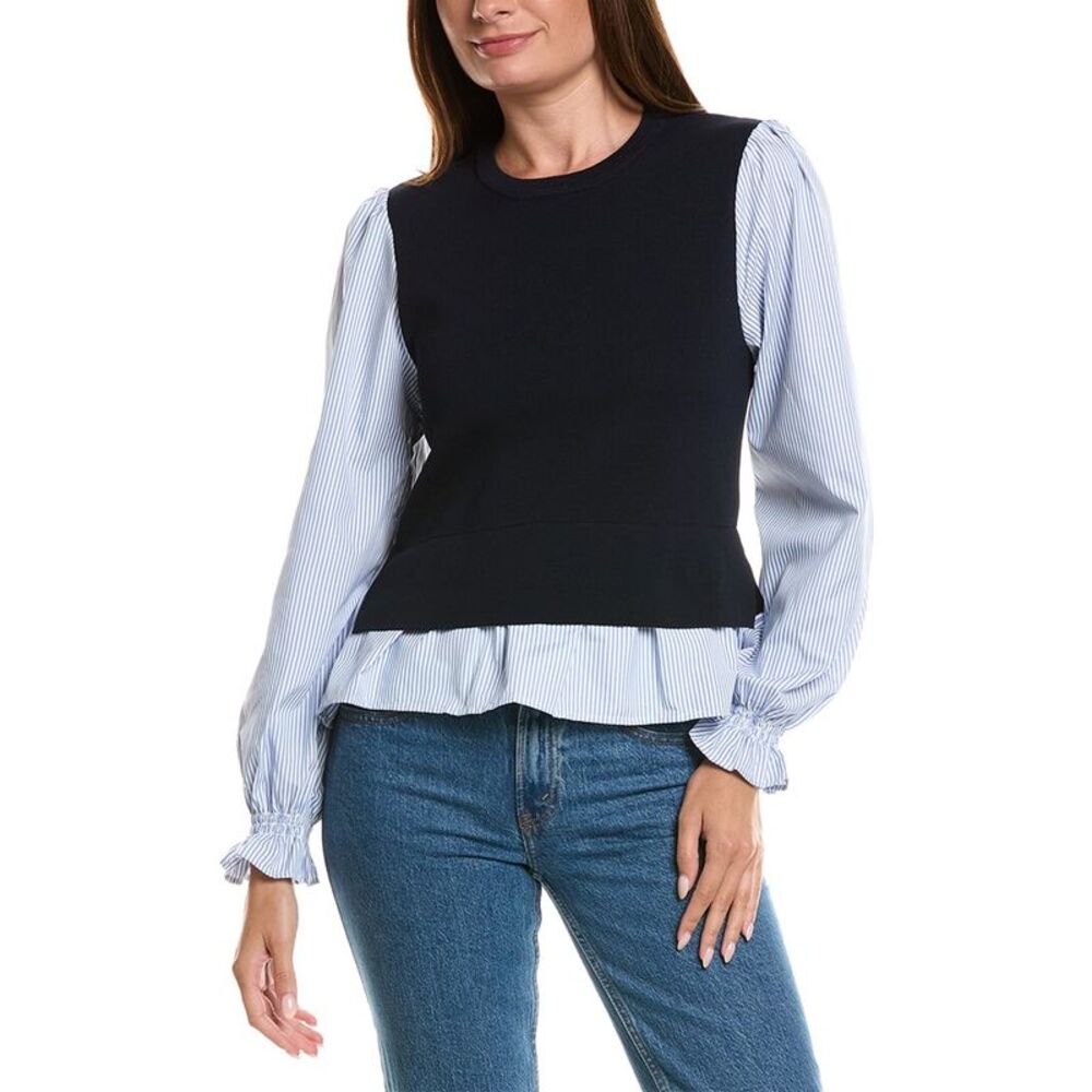 Nanette Nanette Lepore Womens  Sweater, Blue